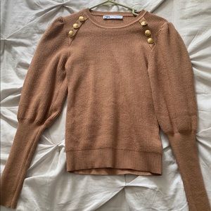 Zara puff sleeve sweater